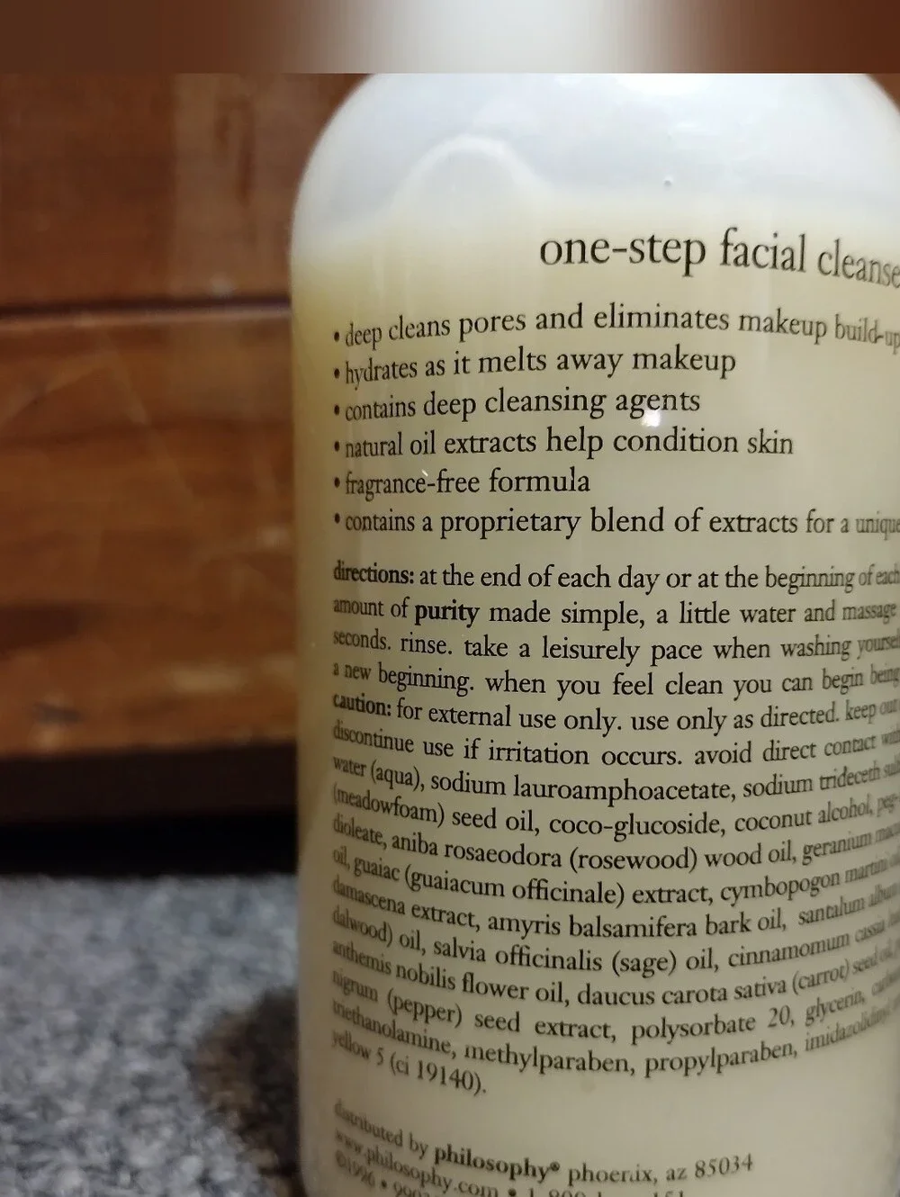 Philosophy Purity One-Step Facial Cleanser 8 FL OZ